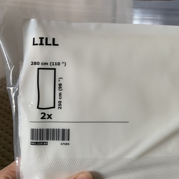 NEW IKEA mesh curtain set - Picture 2 of 2